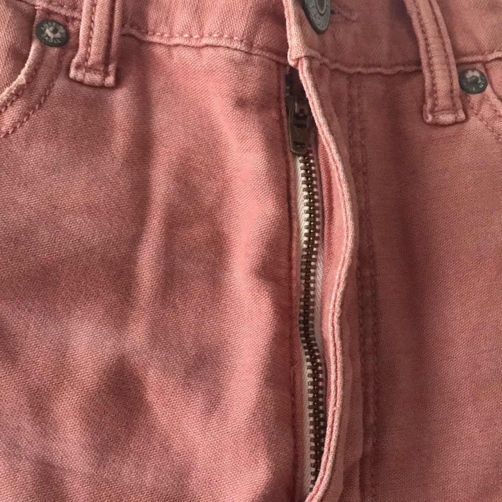 💕 American Eagle High Rise Mom Shorts Blush Size 2 - Picture 10 of 16